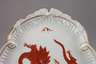 Meissen Schale Roter Ming-Drache