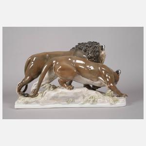 Rosenthal große "Löwengruppe"