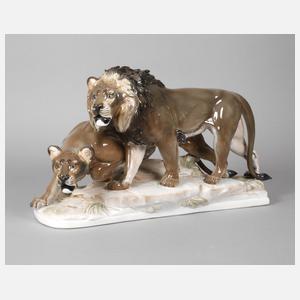 Rosenthal große "Löwengruppe"