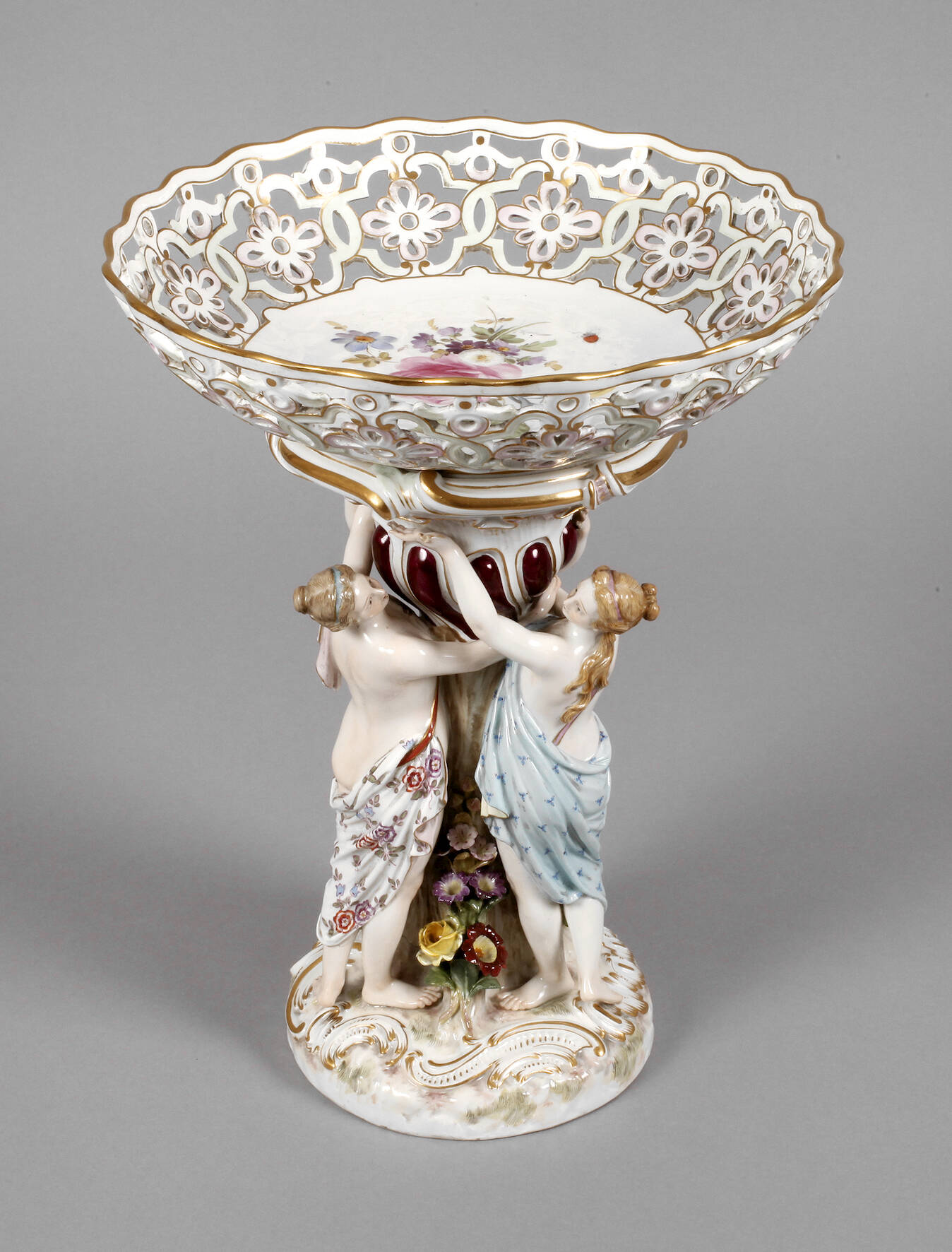 Meissen Tafelaufsatz „Drei Grazien"