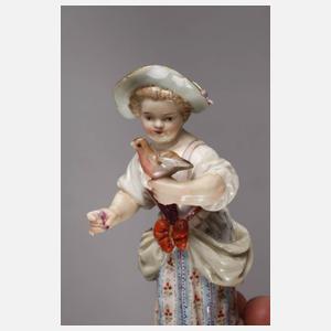 Meissen "Gärtnerkind mit Taube"