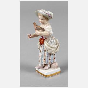 Meissen "Gärtnerkind mit Taube"