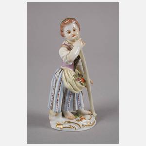 Meissen "Gärtnerkind mit Rechen"