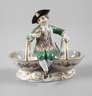 Meissen Saliere "Knabe zwischen Körben sitzend"
