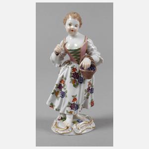 Meissen "Gärtnerkind mit Weinkorb"
