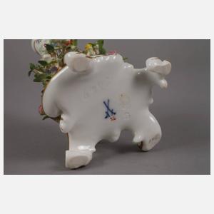 Meissen "Laubenleuchter mit Gärtnerkindern"