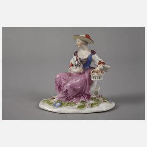 Mädchen mit Henne und Knabe mit Hahn