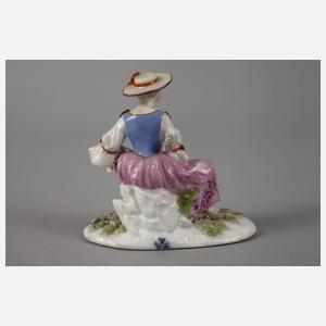 Mädchen mit Henne und Knabe mit Hahn