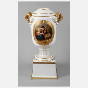 Rosenthal Prunkvase "Die Traubenverkäufer"