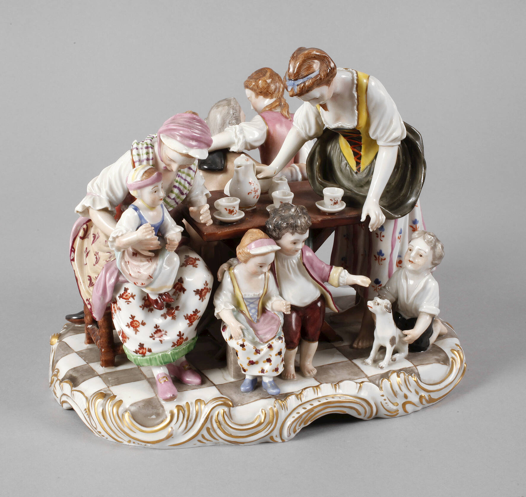 Thüringen große Figurengruppe mit Kindern