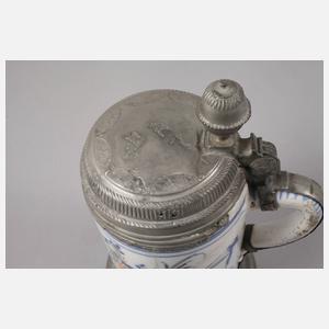 Dorotheenthaler Fayence-Walzenkrug