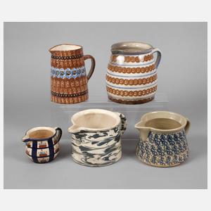 Bunzlau fünf Kannen