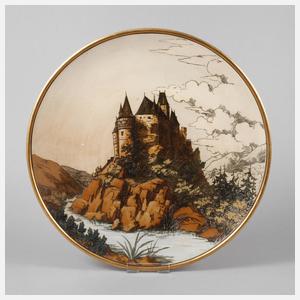 Villeroy & Boch großer Wandteller mit Burg