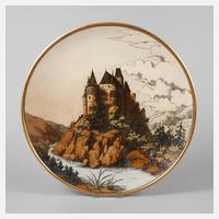 Villeroy & Boch großer Wandteller mit Burg111
