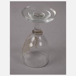 Barockes Wappenglas Sachsen