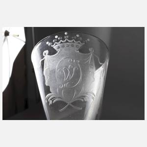 Kuppa eines Kelchglases Barock