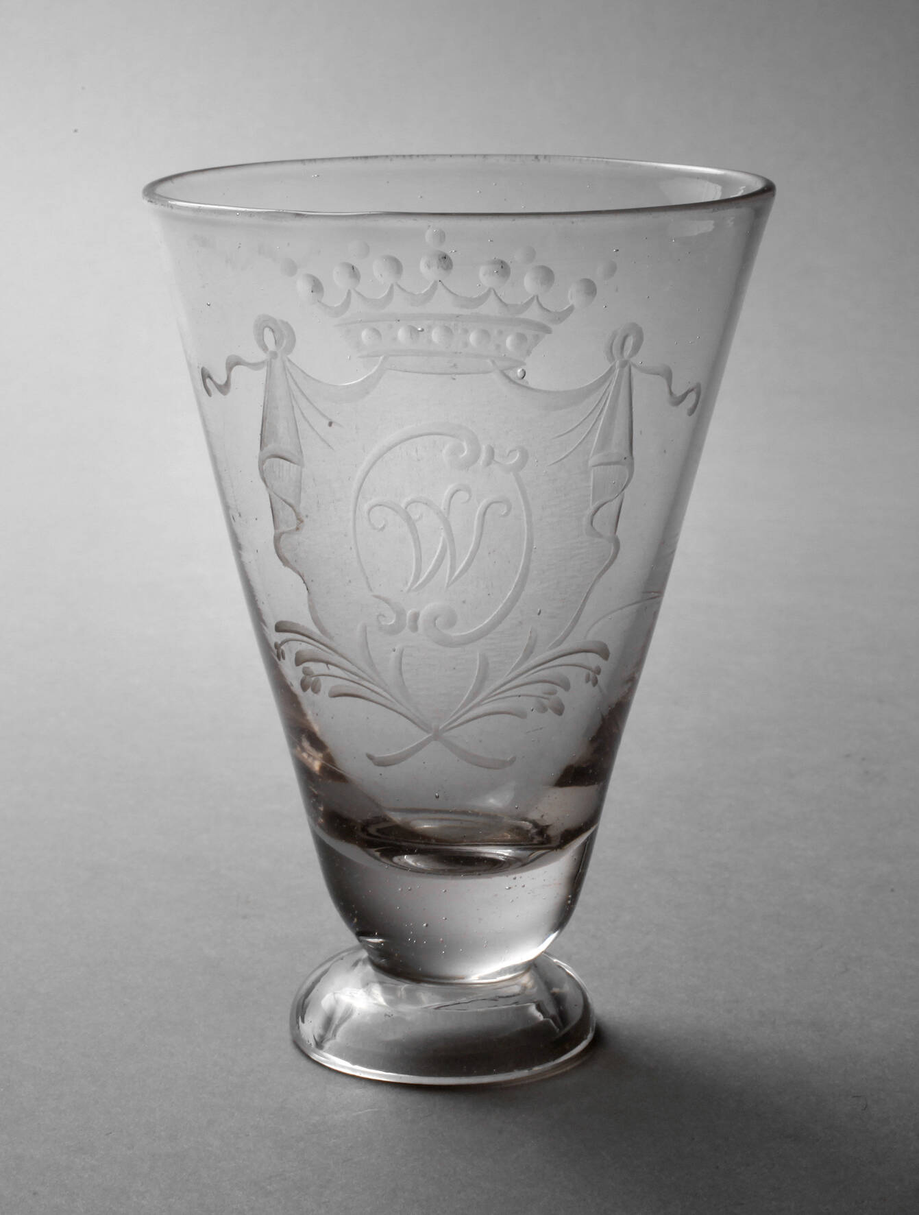 Kuppa eines Kelchglases Barock