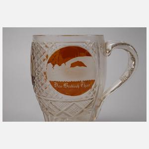 Großer Andenkenkrug Sachsen