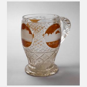 Großer Andenkenkrug Sachsen