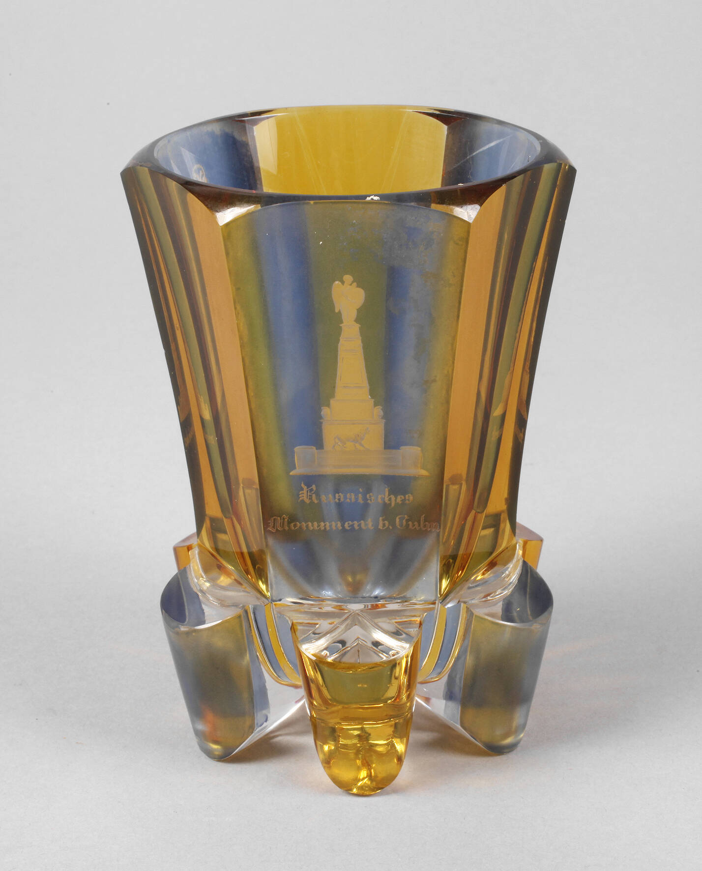 Andenkenglas Biedermeier