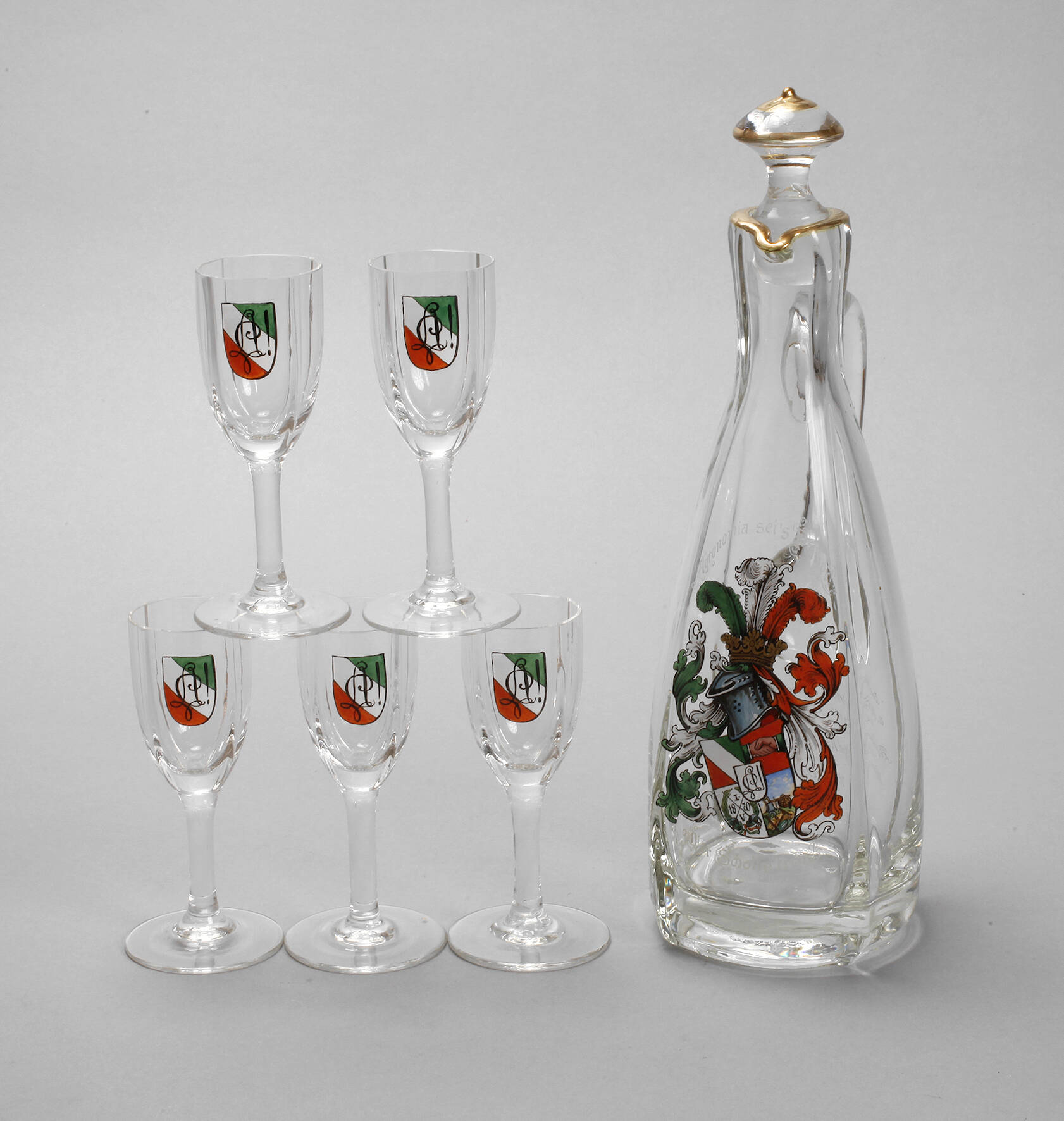 Studentisches Likörset Corps Agronomia