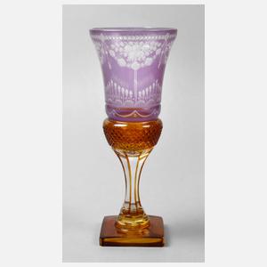 Pokal im Biedermeierstil