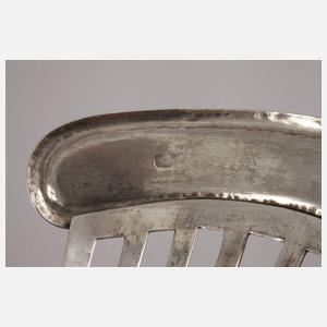 Silber Haarkamm Biedermeier