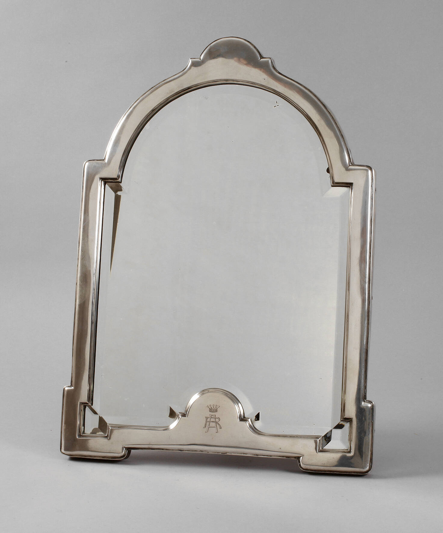 Silber Tischspiegel aus Adelsbesitz