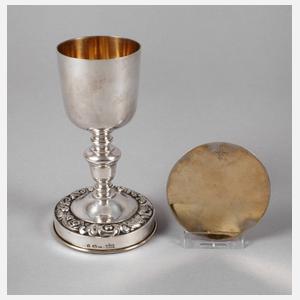 Silber Messkelch mit Patene