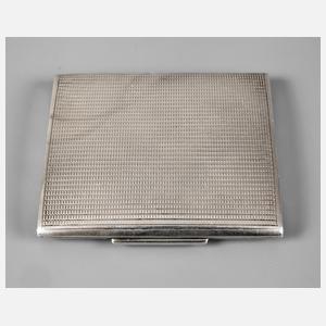 Silber Puderdose Art déco