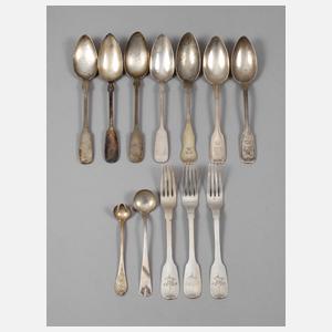 Konvolut Silberbesteck
