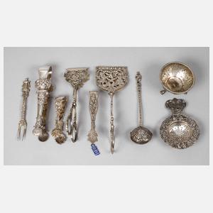 Konvolut Silber Hildesheimer Rose