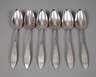 Silber sechs Speiselöffel Biedermeier