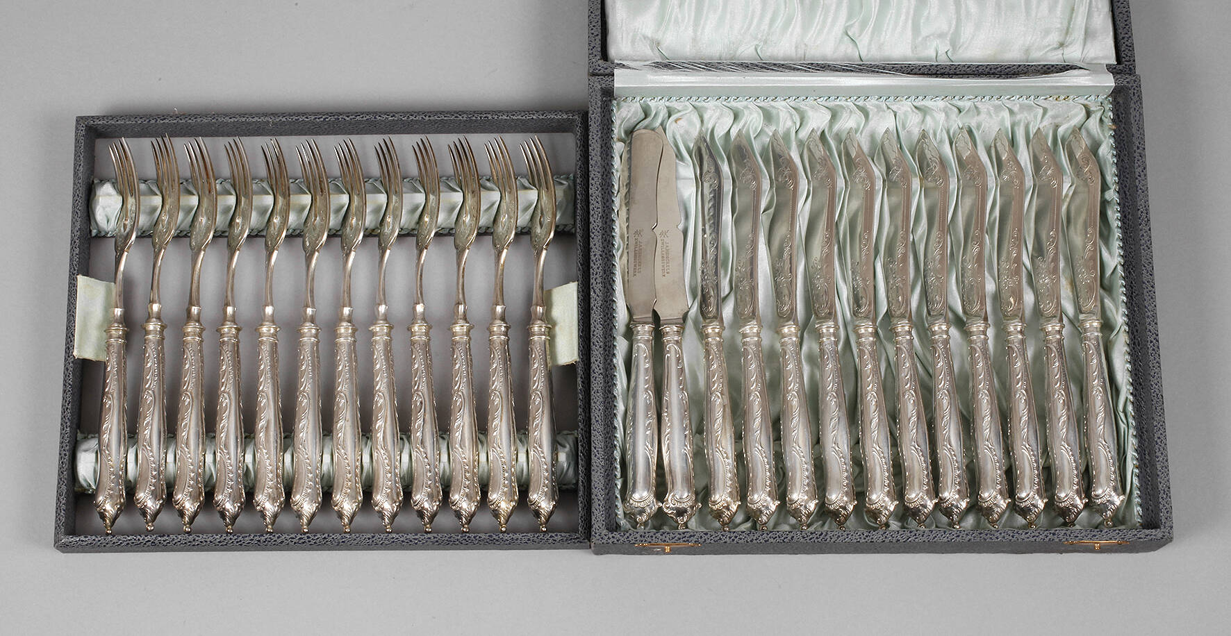 Silber Fischbesteck Historismus