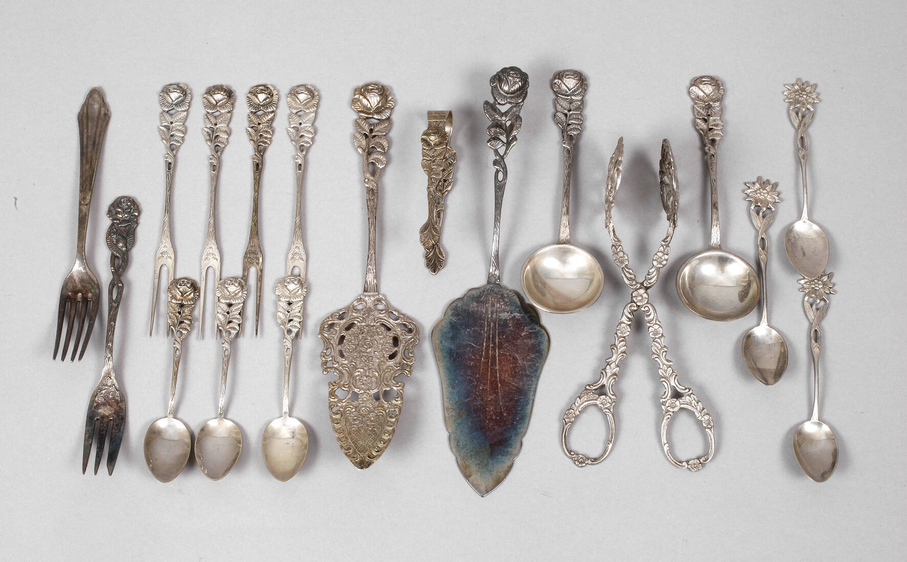 Silber Konvolut Hildesheimer Rose