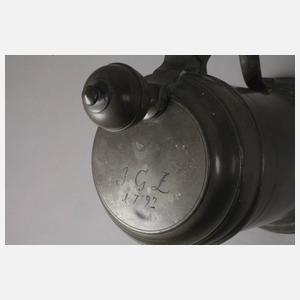 Meissener Zinnwalzenkrug