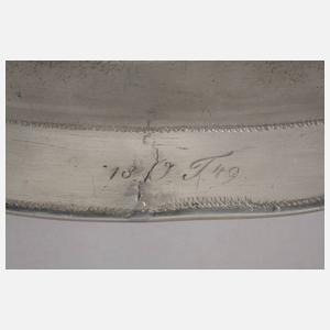 Zinn große Fleischplatte Zwickau