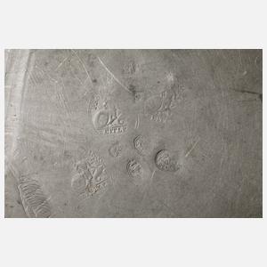 Bäuerlicher Zinnteller Dresden