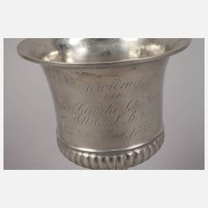 Breiter Messkelch in Silberart