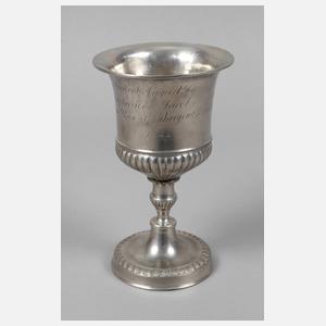 Breiter Messkelch in Silberart