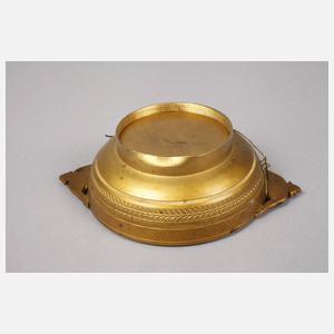 Bronzeschälchen mit Emailbild