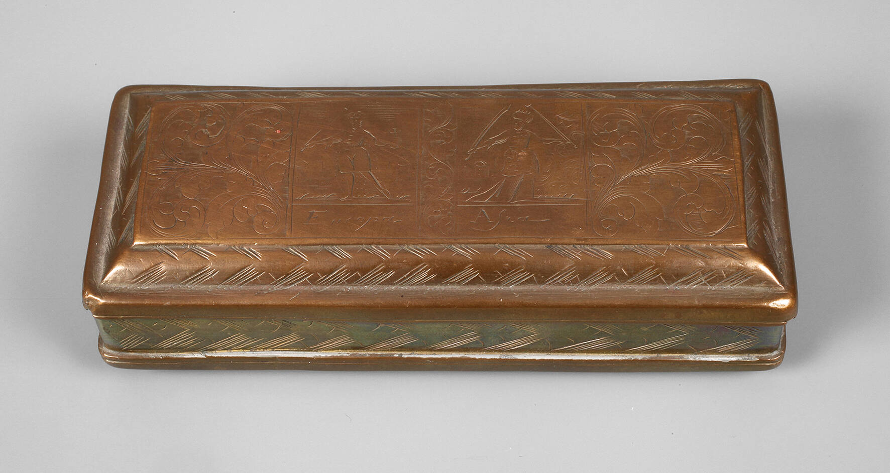 Isarloher Tabatiere 4 Kontinente