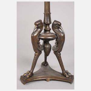 Paar französische Bronzeleuchter