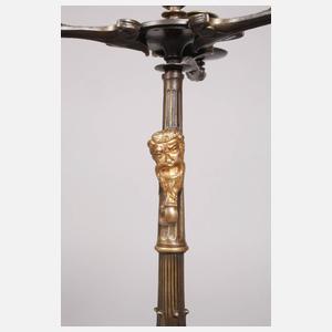 Paar französische Bronzeleuchter