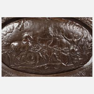 Übergroße Eisengussplatte