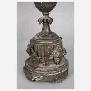 Paar übergroße Standkandelaber Historismus