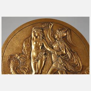 Bronzeapplik "Perseus und Andromeda"