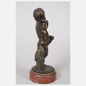 Kleiner Putto als Bacchant
