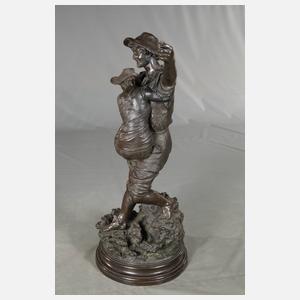 Tommaso Gentile attr., Salonfigur junges Bauernpaar