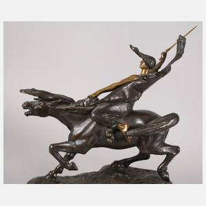 Stephan Abel Sinding, Walküre zu Pferde